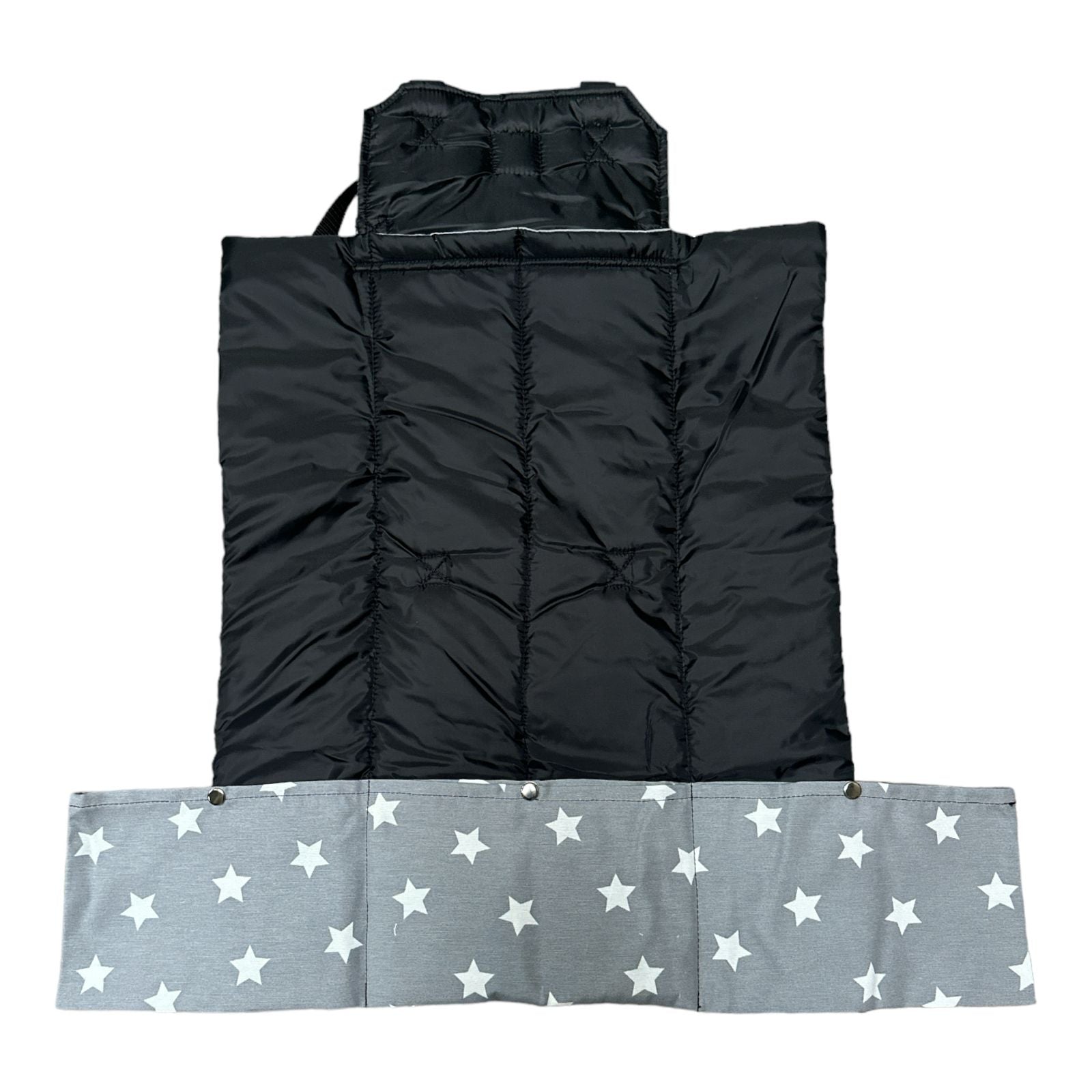 Bolso Mudador Estrellas Gris