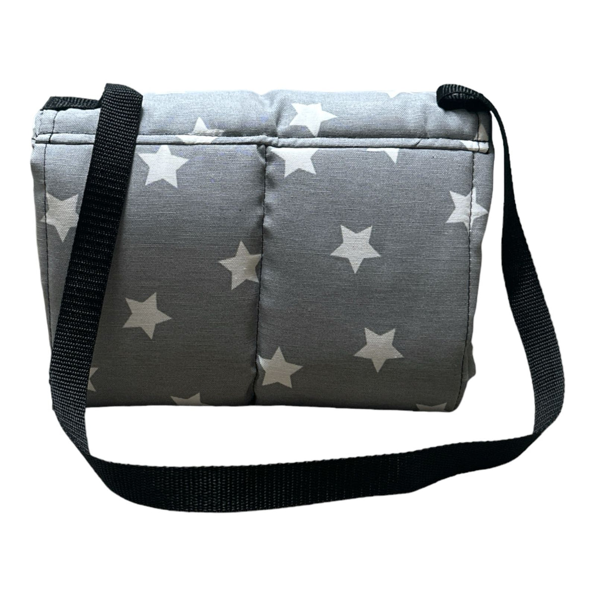 Bolso Mudador Estrellas Gris