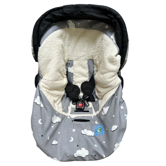 Cobertor de Huevito Nubes Gris