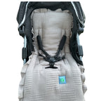 Cobertor de Coche Tela Waffle Gris