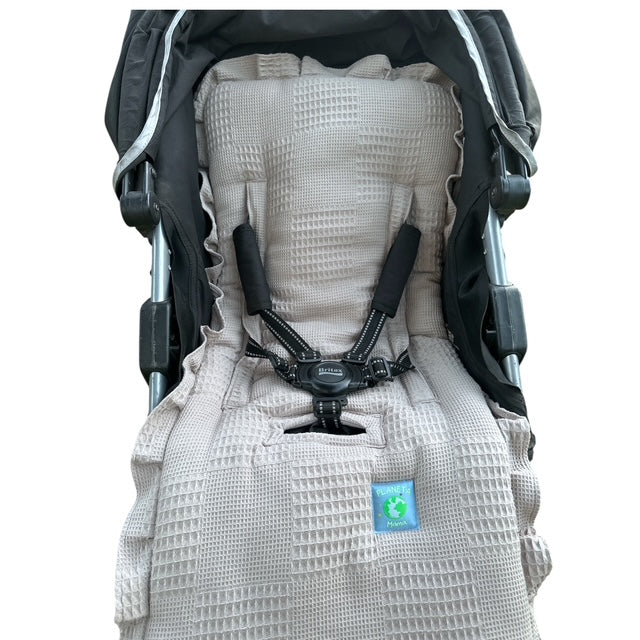 Cobertor de Coche Tela Waffle Gris