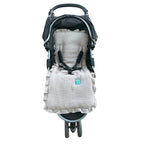 Cobertor de Coche Tela Waffle Gris