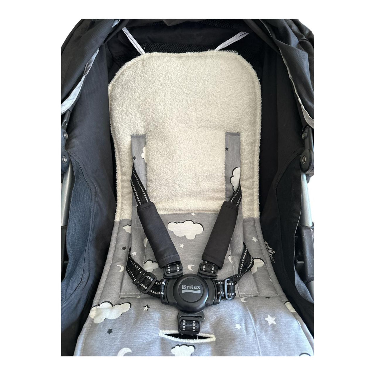 Cobertor de Coche Nubes Gris