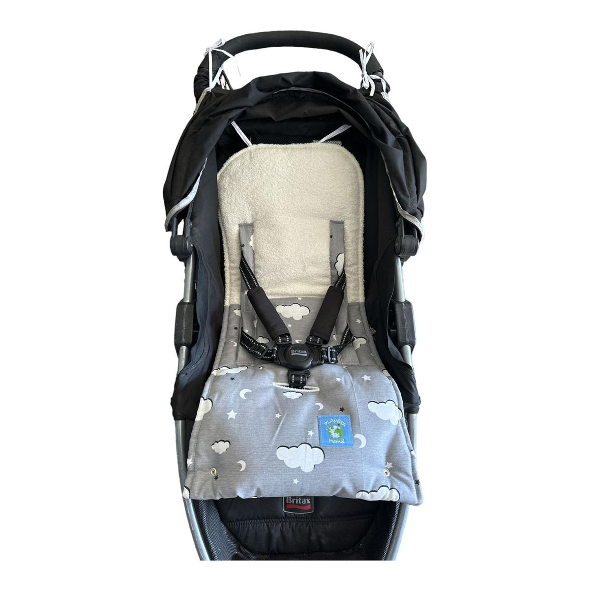 Cobertor de Coche Nubes Gris