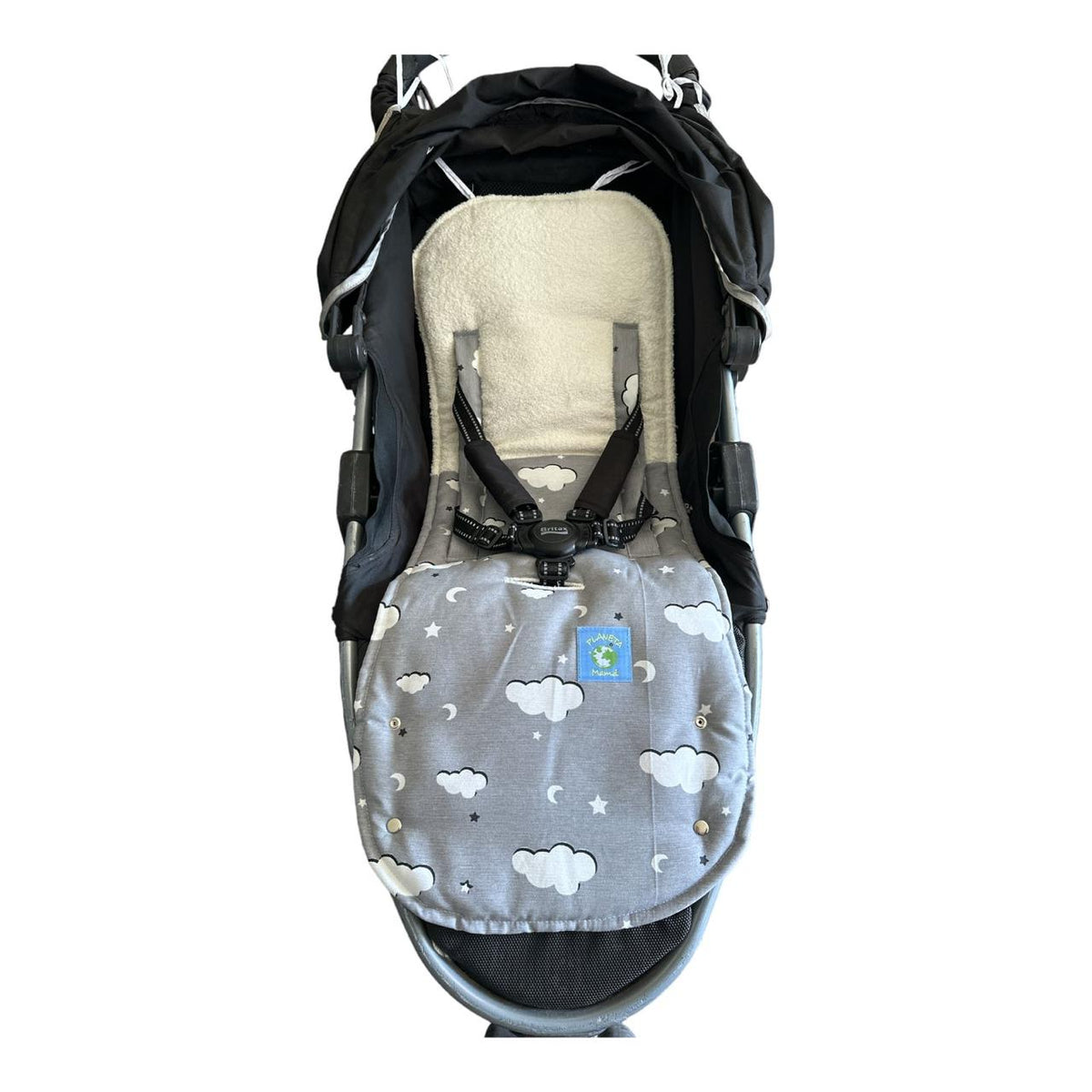 Cobertor de Coche Nubes Gris