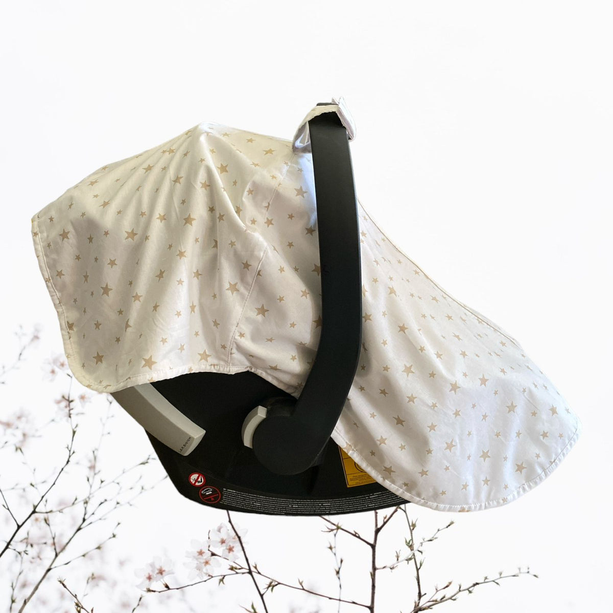 Cubre Huevito Muselina Estrellas Arena