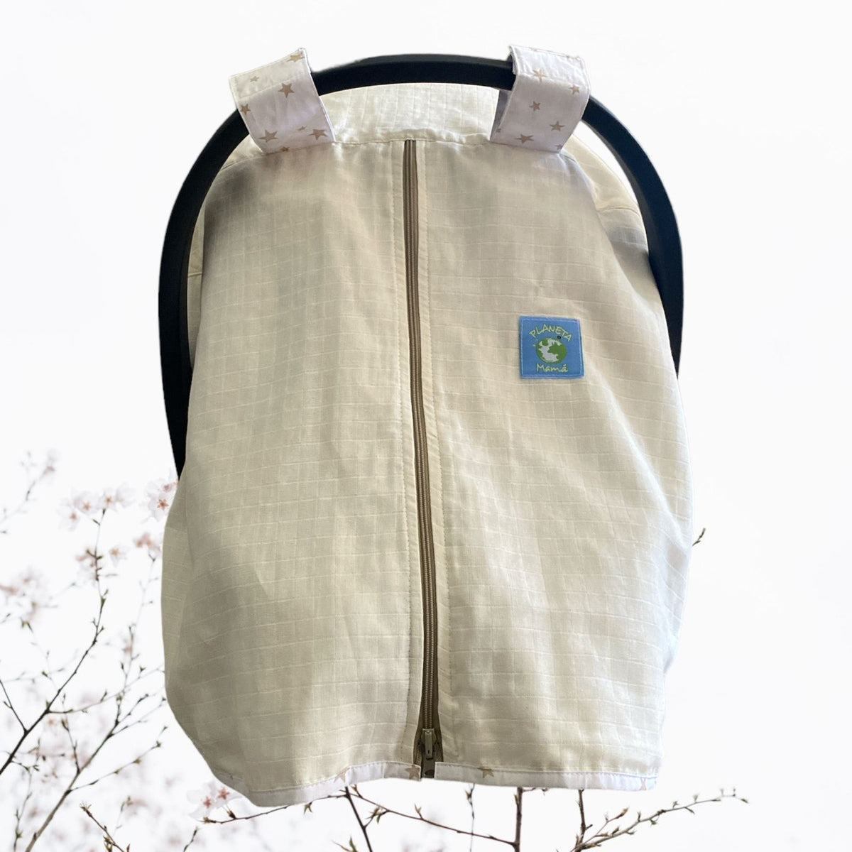 Cubre Huevito Muselina Estrellas Arena