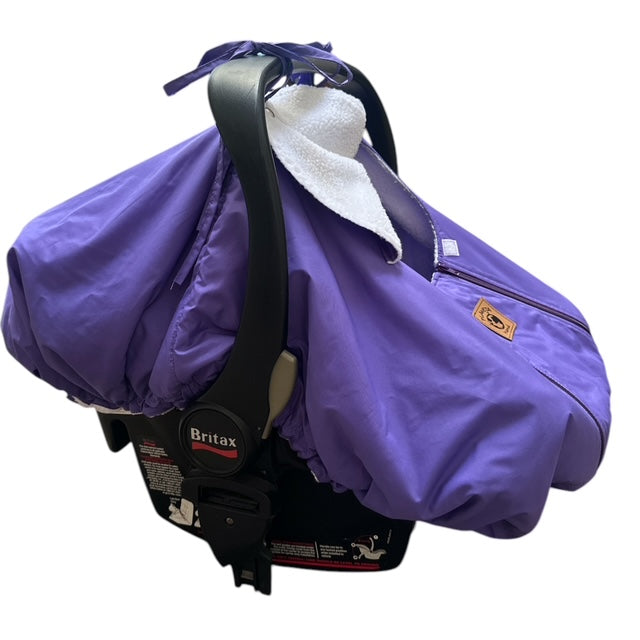 Cubre Huevito Invierno Morado Pastel