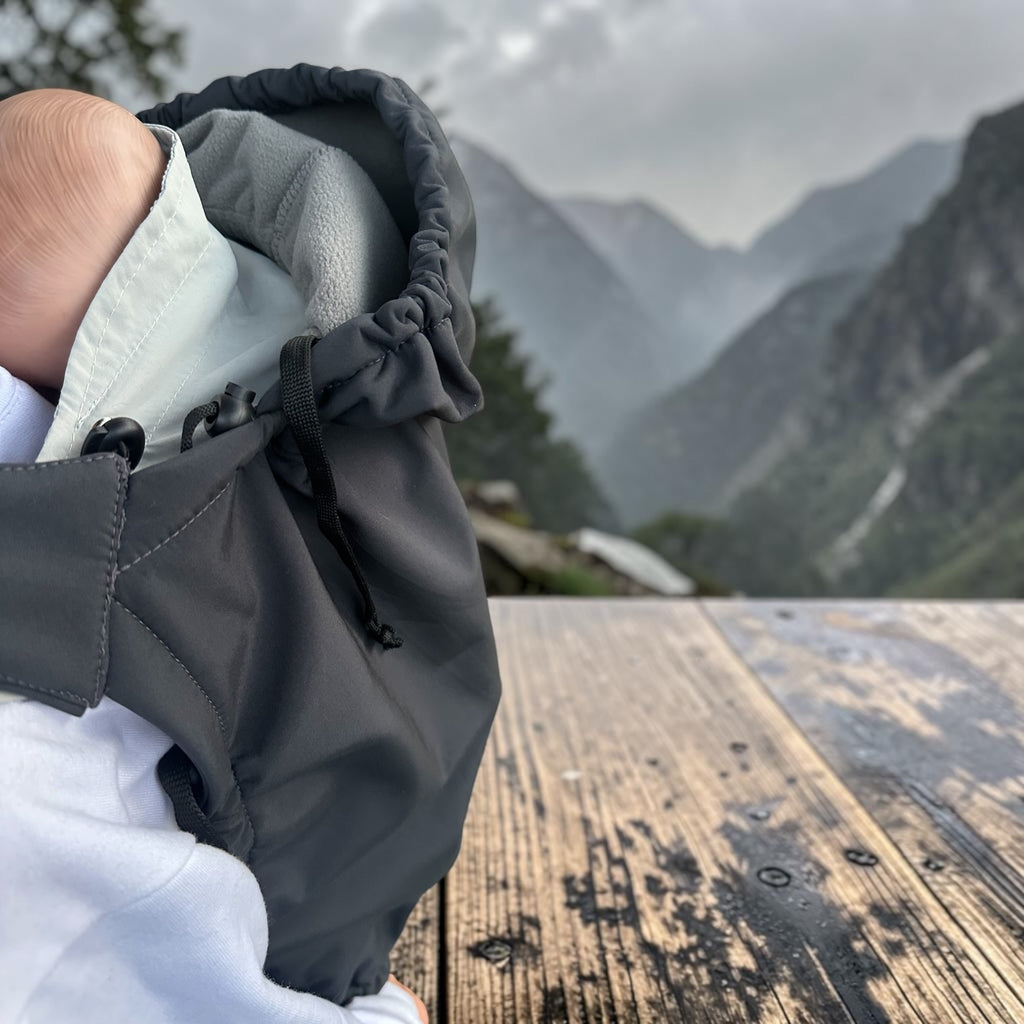 Cubre Porta Bebé Gris