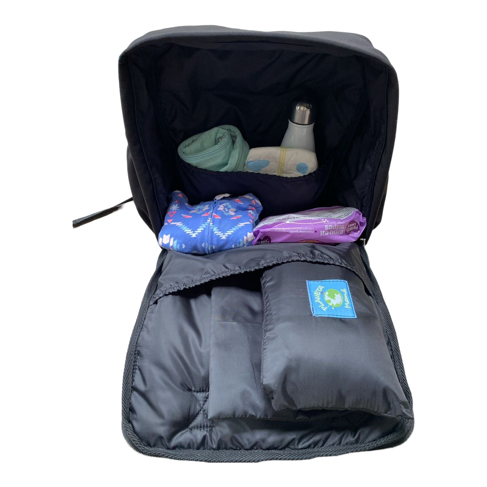 Mochila Maternal Urban Cebra´s  + Estuche + Mudador acolchado impermeable GRATIS