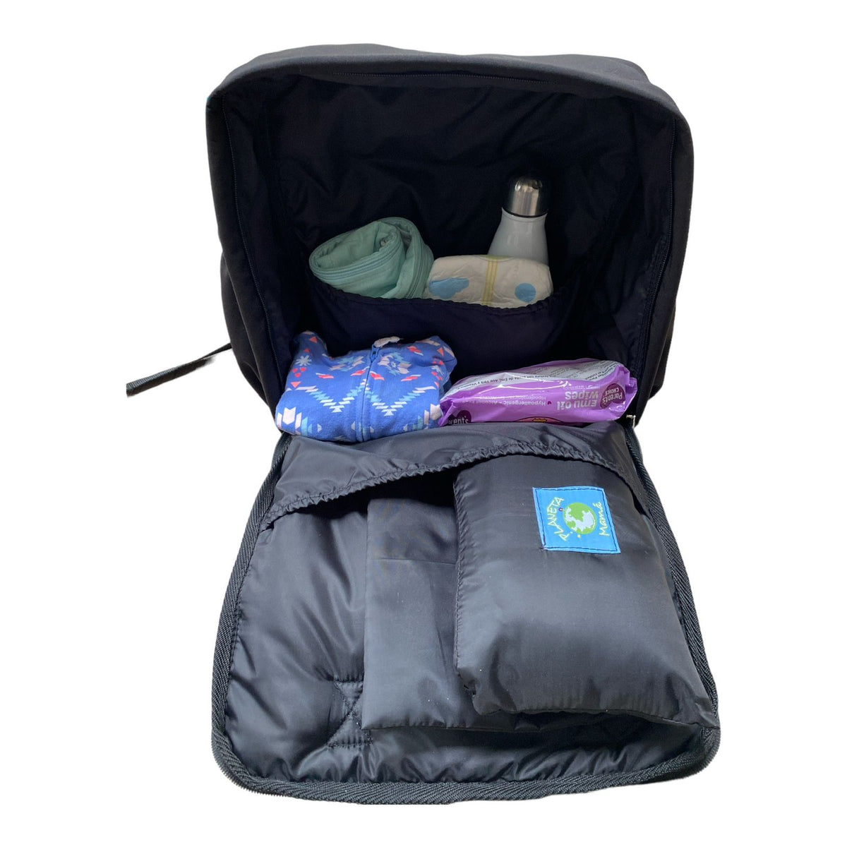 Mochila Maternal Urban Cebra´s  + Estuche + Mudador acolchado impermeable GRATIS