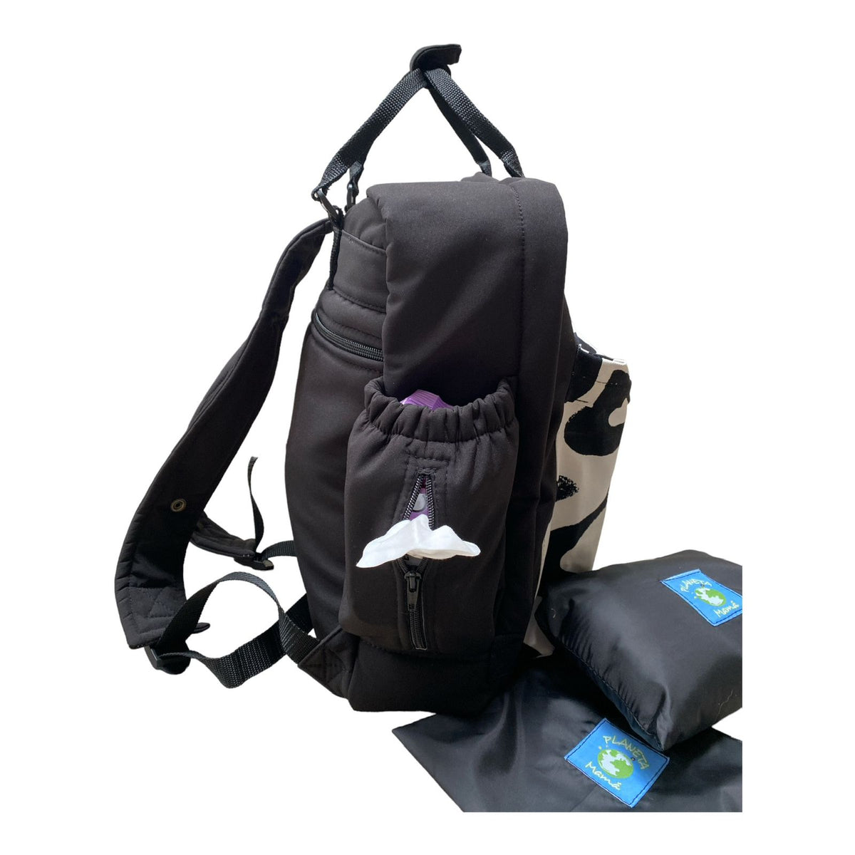 Mochila Maternal Urban Cebra´s  + Estuche + Mudador acolchado impermeable GRATIS