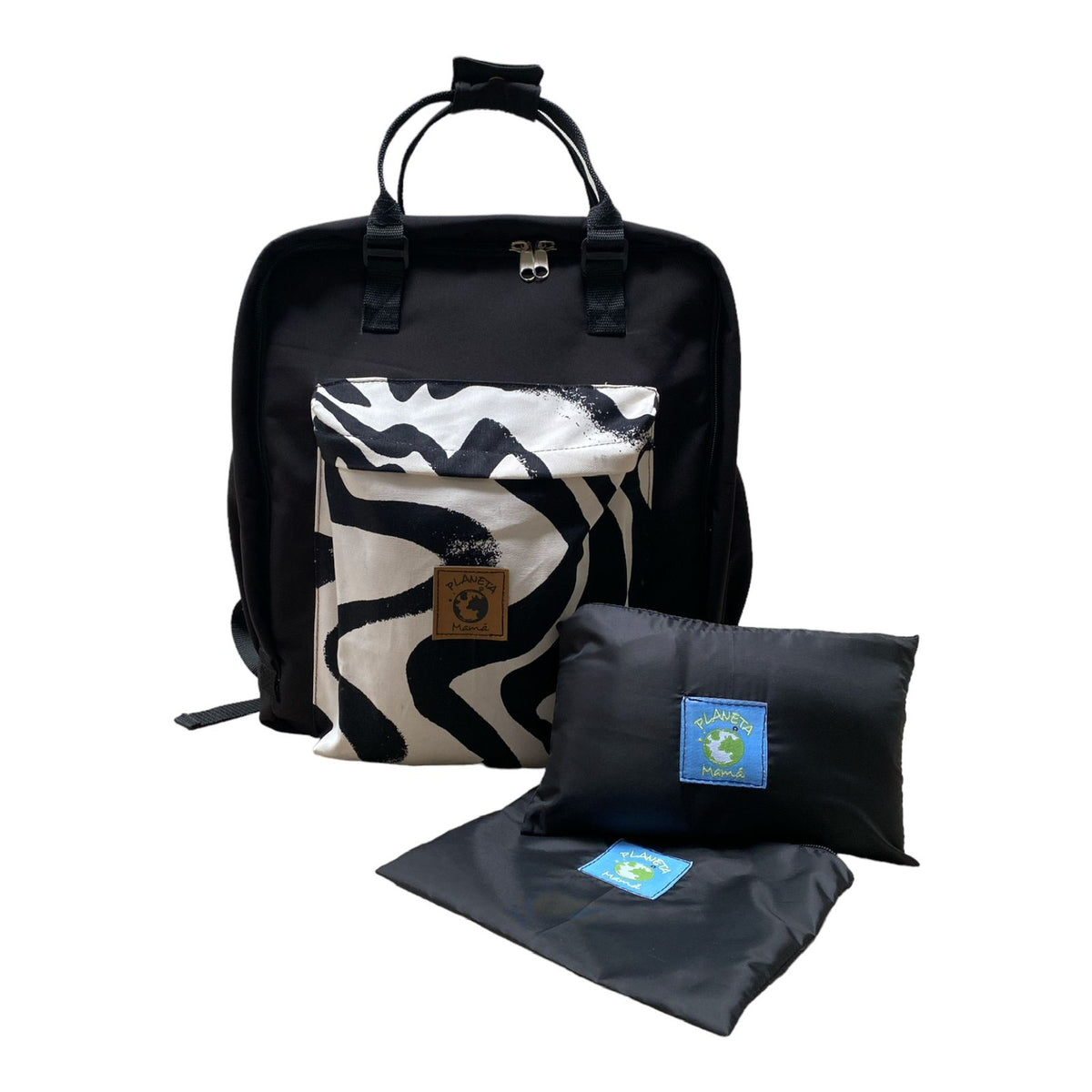 Mochila Maternal Urban Cebra´s  + Estuche + Mudador acolchado impermeable GRATIS