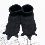 Pantuflas Garritas Acolchadas Antideslizantes Negras