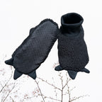 Pantuflas Garritas Acolchadas Antideslizantes Negras