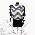 Porta Bebé Evolutivo Zig-Zag Gris