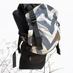 Porta Bebé Evolutivo Zig-Zag Gris