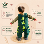 Saquito de Dormir Dino TOG 2,5 + Pantuflas Antideslizantes GRATIS