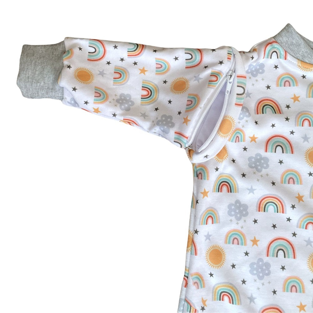 Saquito de Dormir Arcoiris Gris TOG 0,5