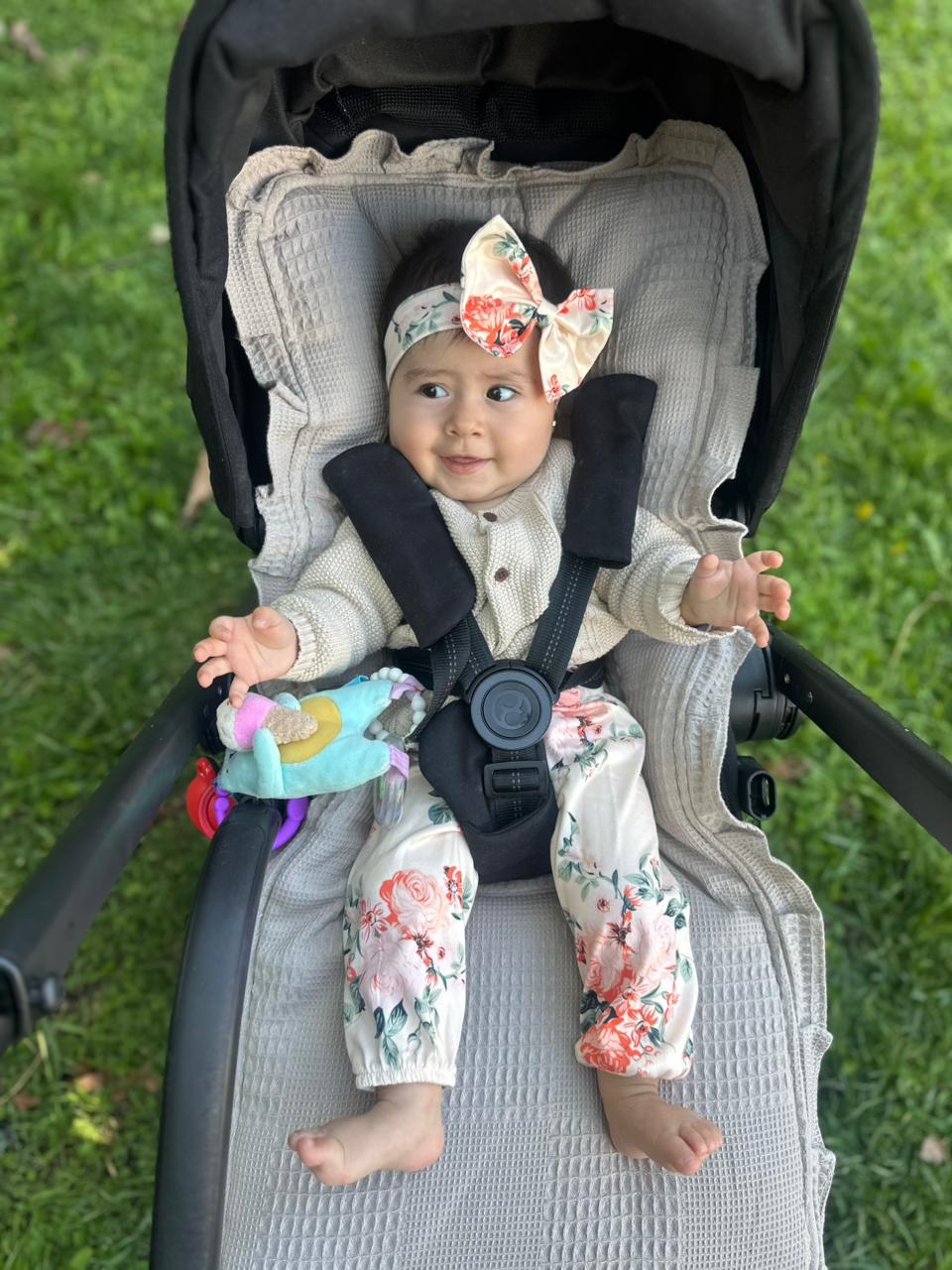 Cobertor de Coche Tela Waffle Gris