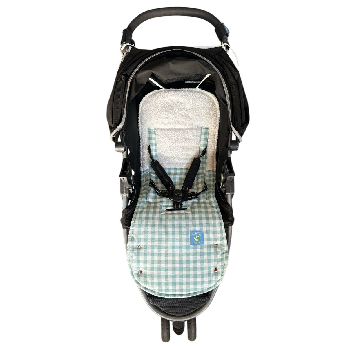 Cobertor de Coche Cuadrillé Menta