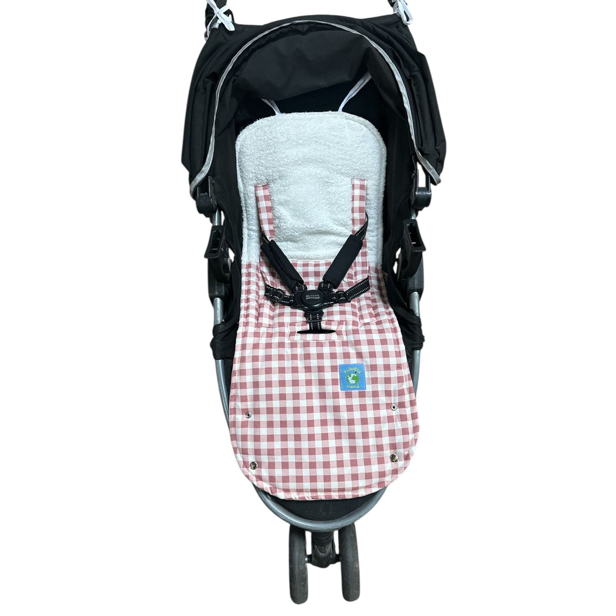 Cobertor de Coche Cuadrillé Palo Rosa