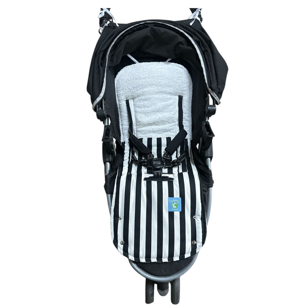 Cobertor de Coche Listado Black  and White