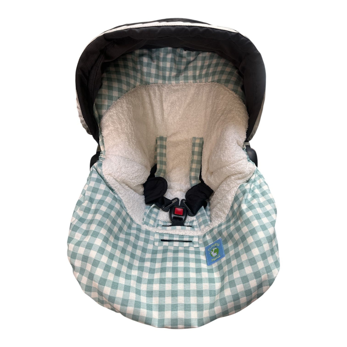 Cobertor de Huevito Cuadrillé Menta