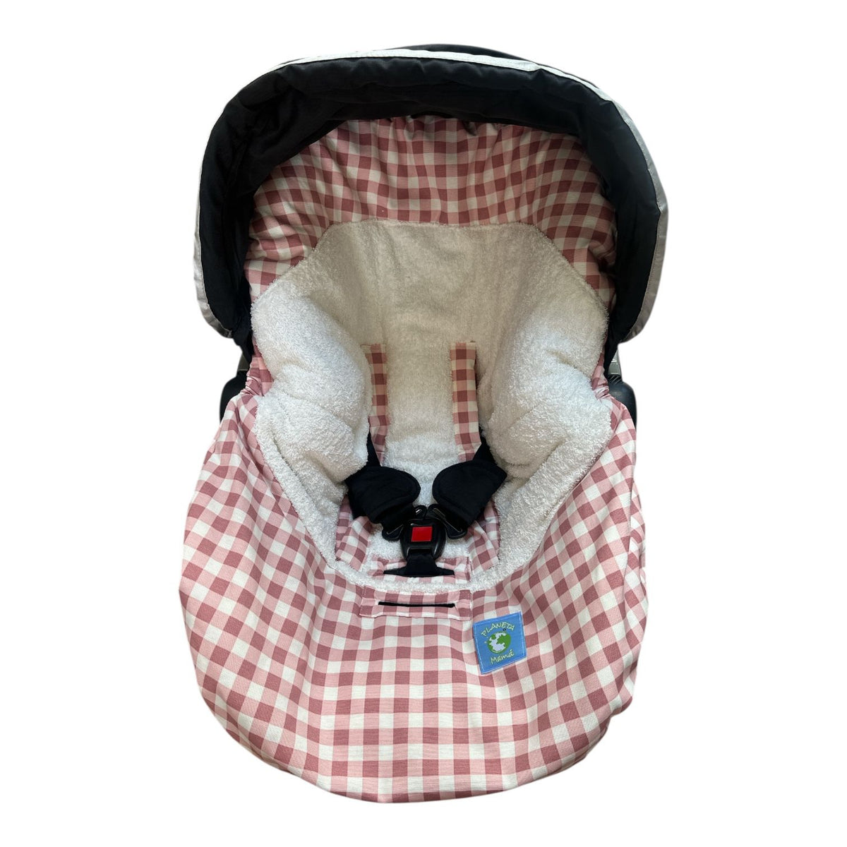 Cobertor de Huevito Cuadrillé Palo Rosa