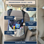 Organizador para Coche y Auto Cuadros Menta