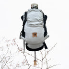 Mochila Porta Bebé Evolutiva UV BLOCK Gris Perla