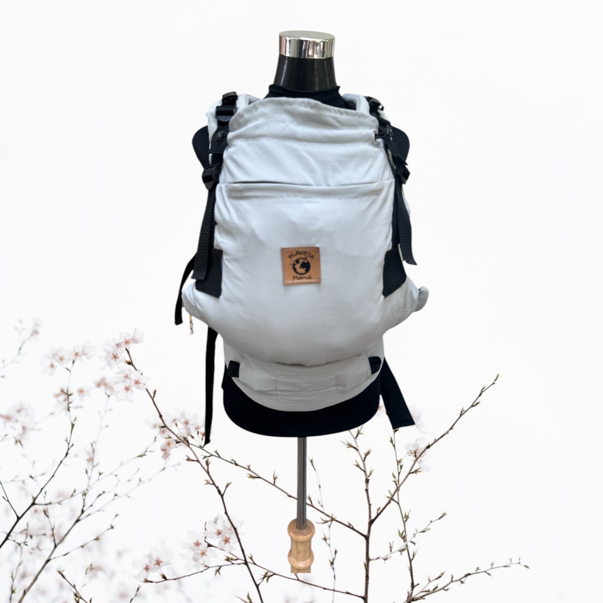 Mochila Porta Bebé Evolutiva UV BLOCK Gris Perla