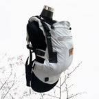 Mochila Porta Bebé Evolutiva UV BLOCK Gris Perla