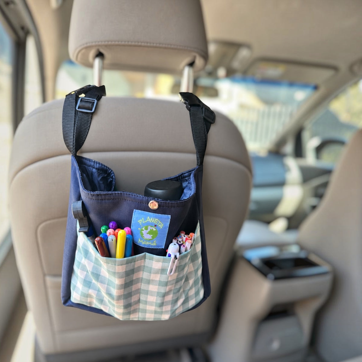 Organizador para Coche y Auto Cuadros Menta