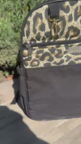 Mochila Maternal Animal Print + Estuche + Mudador acolchado impermeable GRATIS