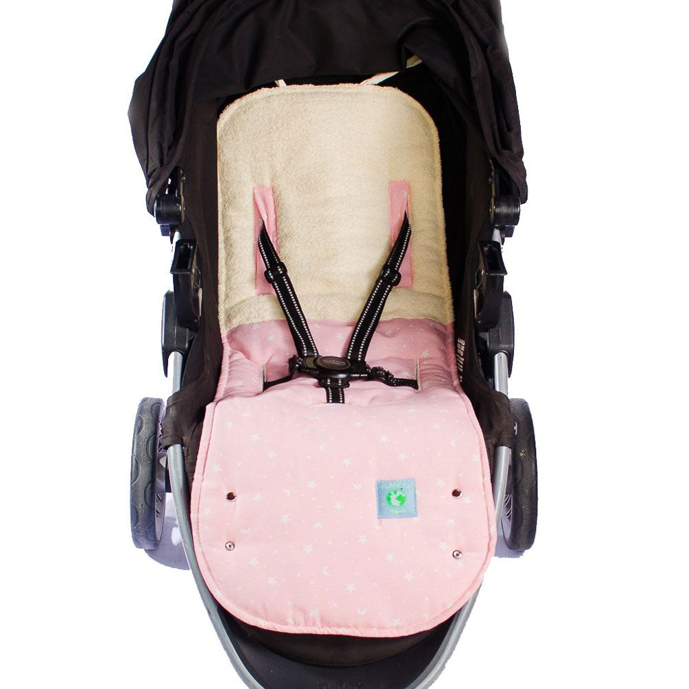 Cobertor de Coche Estrellas Rosado