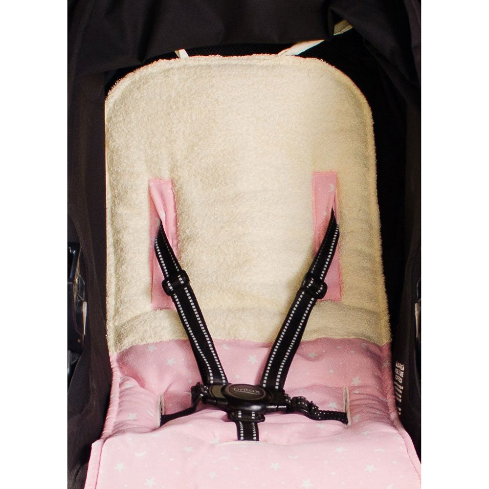 Cobertor de Coche Estrellas Rosado