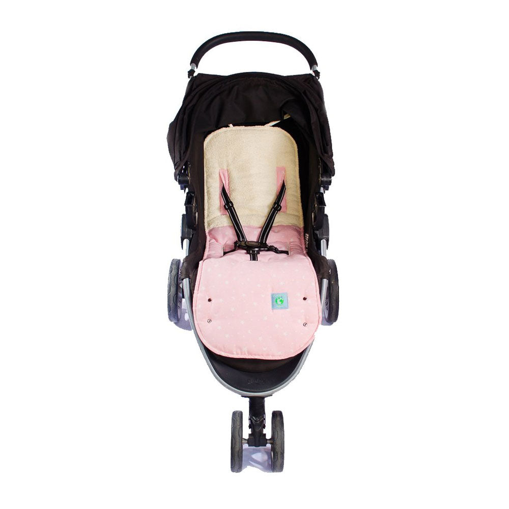 Cobertor de Coche Estrellas Rosado