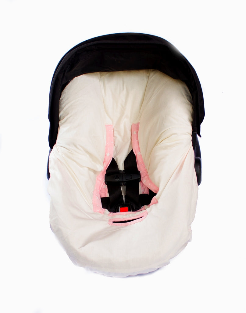 Cobertor de Huevito Estrellas Rosadas