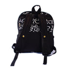 Mochila Maternal Softshell Black & White+ Estuche + Mudador acolchado impermeable GRATIS