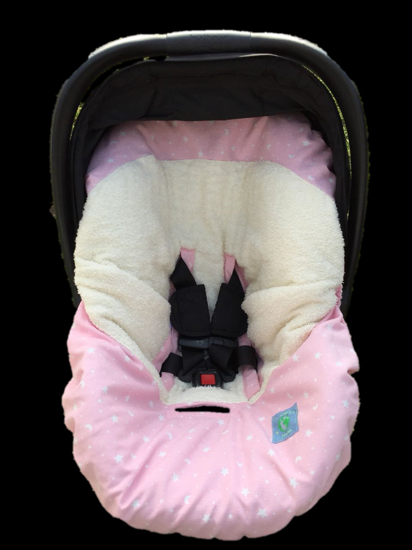 Cobertor de Huevito Estrellas Rosadas