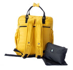 Mochila Urban Maternal Mostaza  + Estuche + Mudador acolchado impermeable GRATIS
