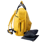 Mochila Urban Maternal Mostaza  + Estuche + Mudador acolchado impermeable GRATIS