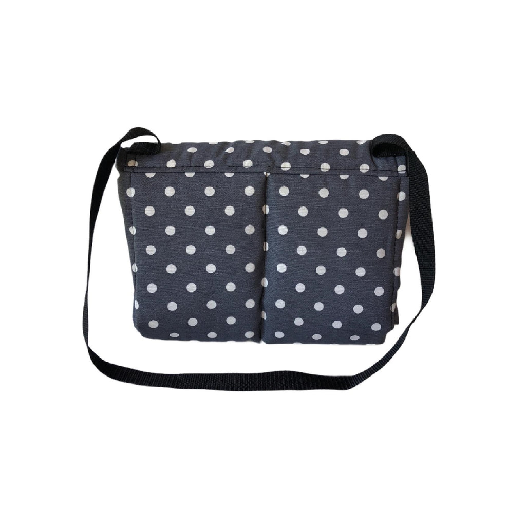Bolso Mudador Lunares Gris