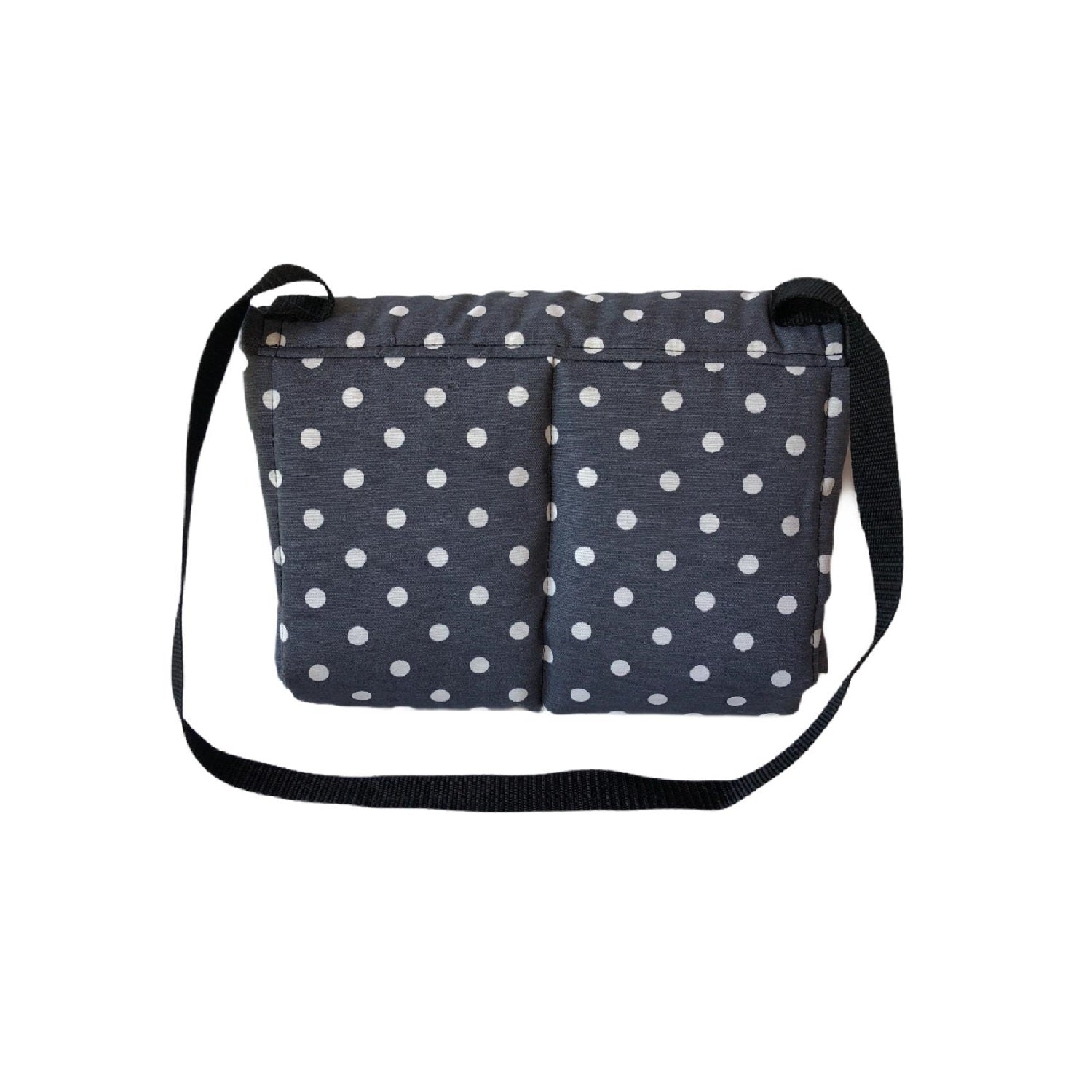 Bolso Mudador Lunares Gris
