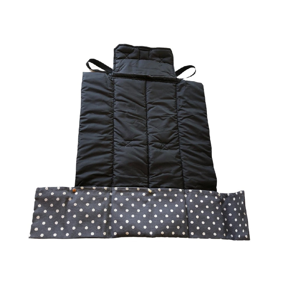 Bolso Mudador Lunares Gris