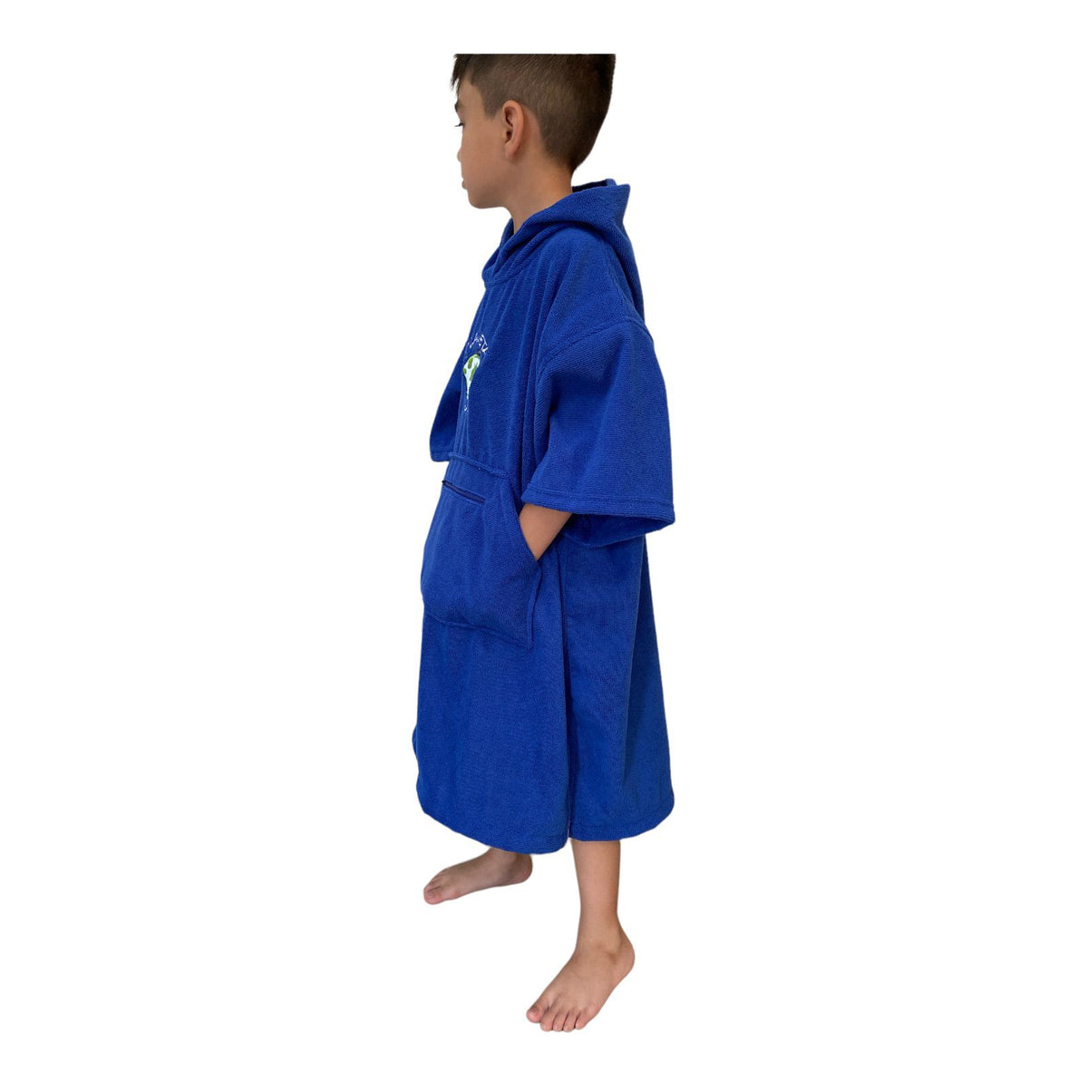 Poncho Toalla Azul