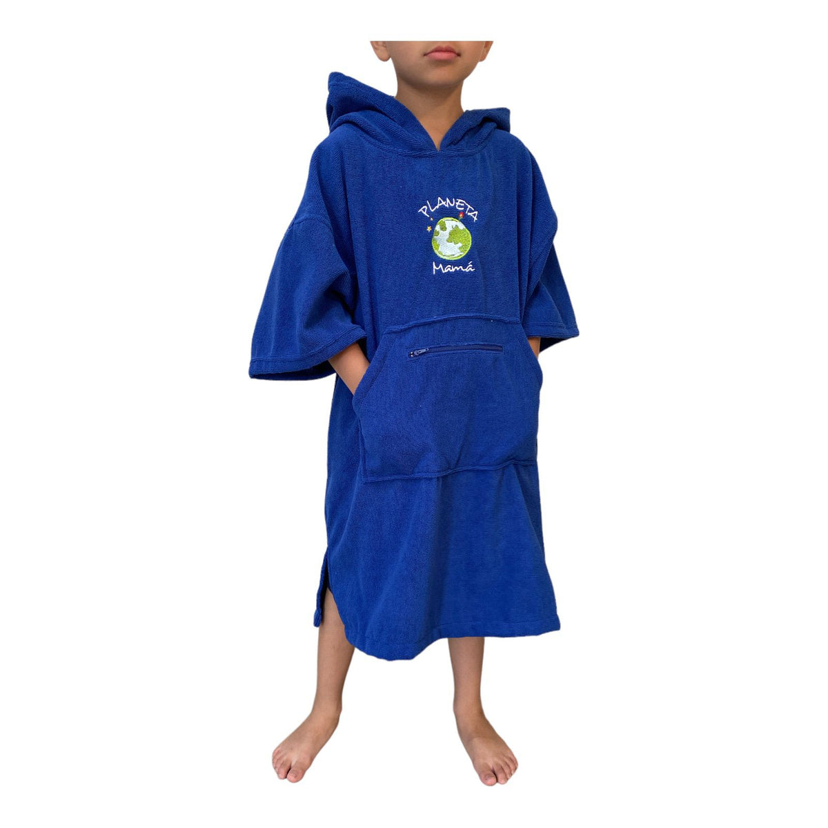 Poncho Toalla Azul