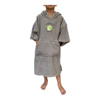 Poncho Toalla Gris