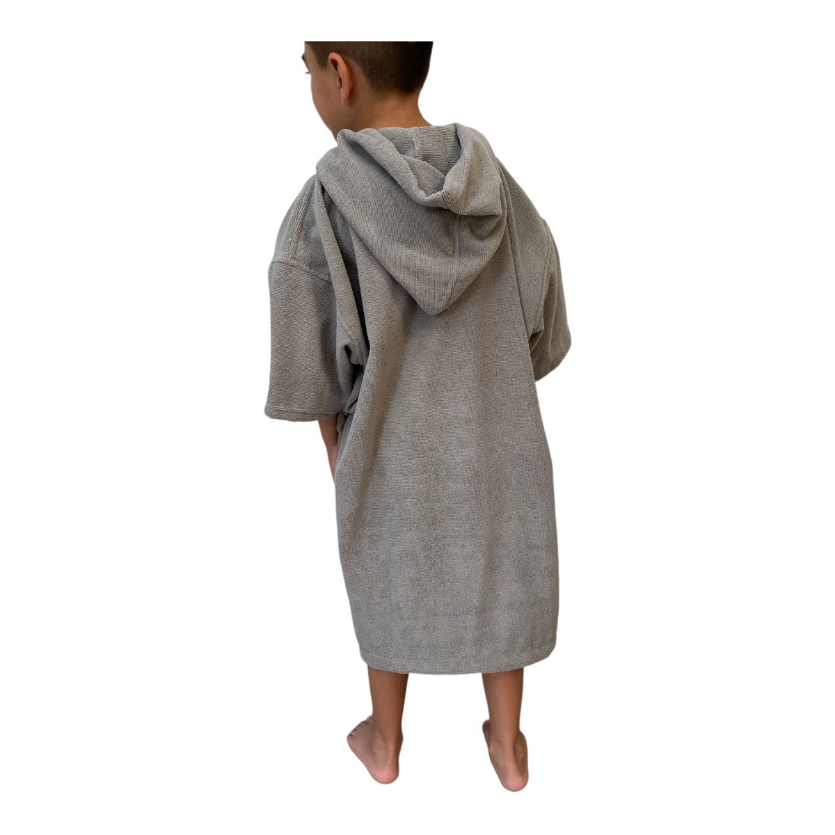 Poncho Toalla Gris